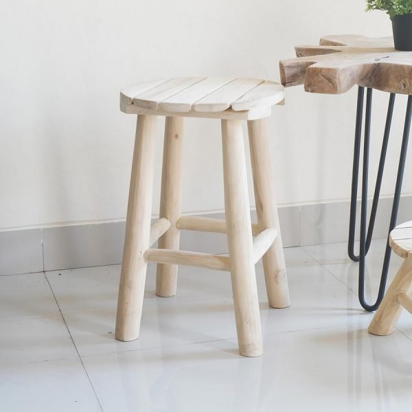 Kursi kayu stool mini