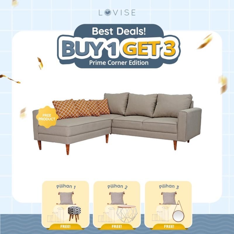 Best Deals! Sofa Sudut Vernanda Prime Lovise Sofa
