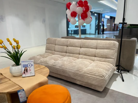 COZY BIANCA COVER Perdana di Solo, Sofa Minimalis Terbaru Lovise Hadir di Homeyfest Vol. 4