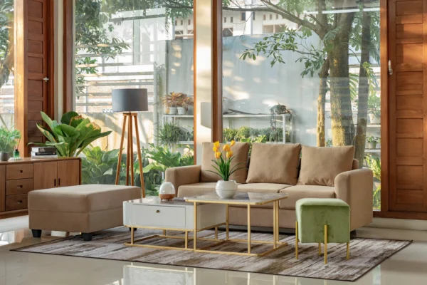 Ganisha Demore_Cream_CT Pandora_Stool_Karpet Artsy_22 Kain Sofa Minimalis